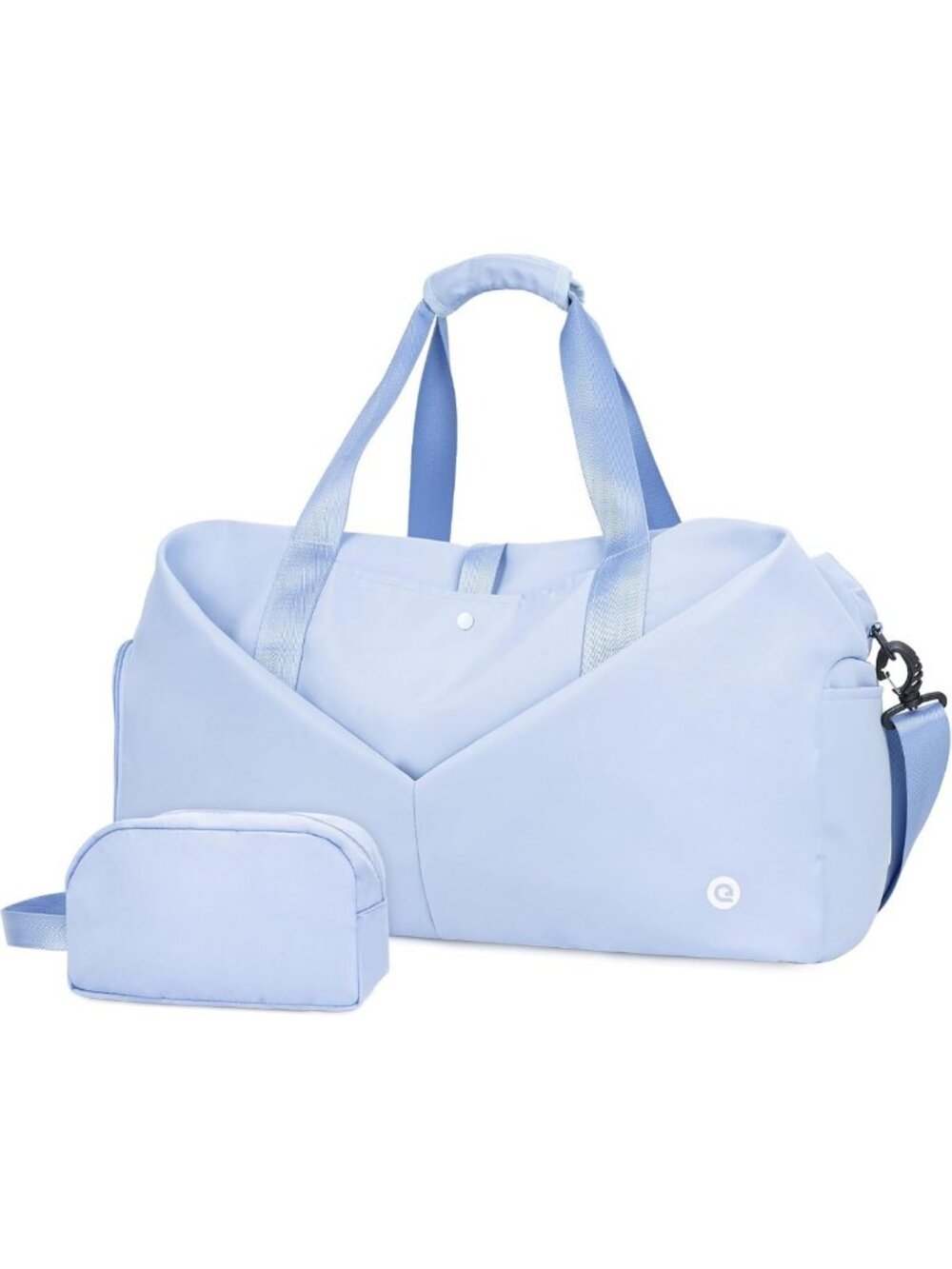 Lightweight 20" Gym Bag for Women, Waterproof Duffel with Wet Pocket & Shoe
